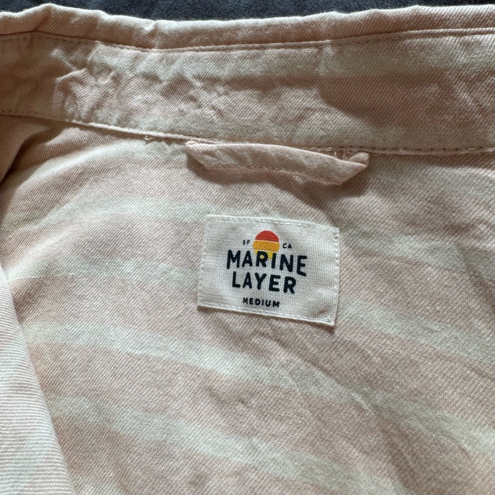 Marine Layer M Button-Down Bundle (Peach) - image 5